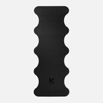 Tapis de sol pour le yoga de la marque hercule studio modèle mar couleur outrenoir packshot déplié