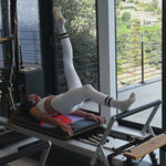Video demonstrating the new Core Cleaner, a probiotic-enriched spray designed to sanitize exercise mats and energize the workout space, made in France