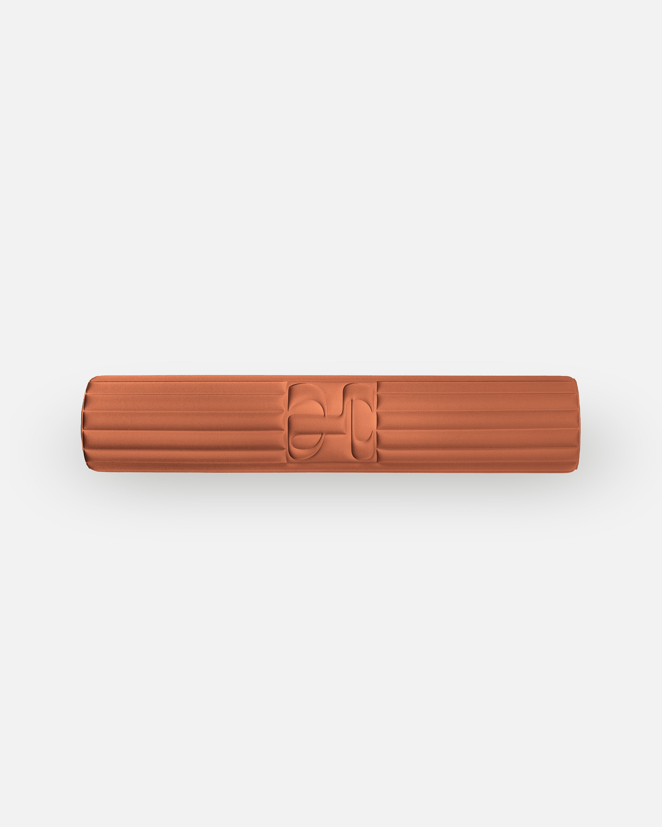 Hercule Studio Archy terracotta premium sport mat, durable and portable fitness mat, rolled view