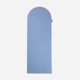 Tapis de sol pour le fitness le yoga et le pilates de la marque hercule studio modèle archy couleur blue jean packshot déplié
