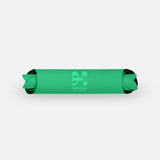 Tapis de sol pour le yoga de la marque hercule studio modèle mar couleur golf green packshot roulé